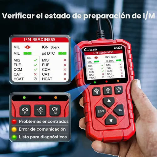 Vista 7 de LAUNCH OBD2 Scanner CR329 Comprobar el lector de códigos del motor, leer