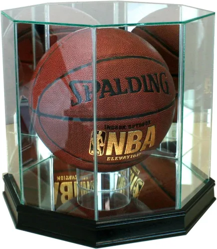 Vista 7 de Perfect Cases Vitrina de baloncesto octágono (cereza)