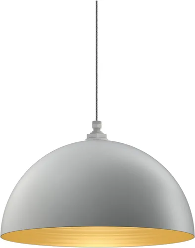 Vista 20 de Steel Lighting Co. Melrose - Lámpara colgante Montada en el techo Cúpula redonda de 18 pulgadas Estilo moderno contemporáneo de granja