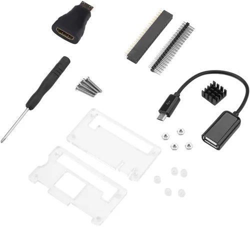 Vista 8 de Caja protectora Suite, componente electrónico del disipador de calor conjunto para Raspberry Pi Zero Zero W para la industria