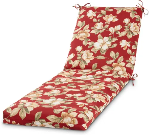 Vista 62 de Cojín reversible para silla de descanso para exteriores, color blanco tropical