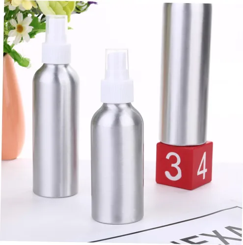 Vista 7 de DOITOOL 9pcs Refillable Aluminum Spray Bottles Travel Containers Nozzle for Perfume and Liquid Storage Portable and White