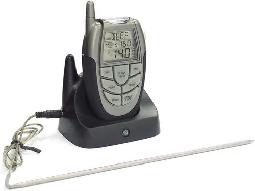 Vista 3 de Mr. Bar-B-Q, Inc. 40145Y - Medidor de temperatura digital remoto para carne