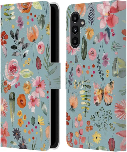 Vista 176 de Head Case Designs Officially Licensed Ninola Butterfly Nature Spring Floral Leather Wallet Case Compatible with Samsung Galaxy A07 4G