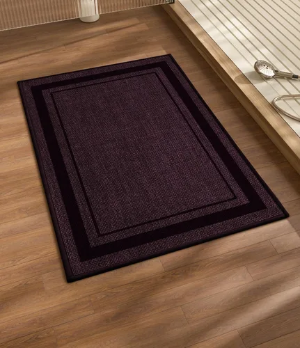 Vista 8 de chakme Juego de 2 alfombras de baño ultrafinas, absorbentes, antideslizantes, lavables a máquina, color beige oscuro, 17 x 24 pulgadas + tapete