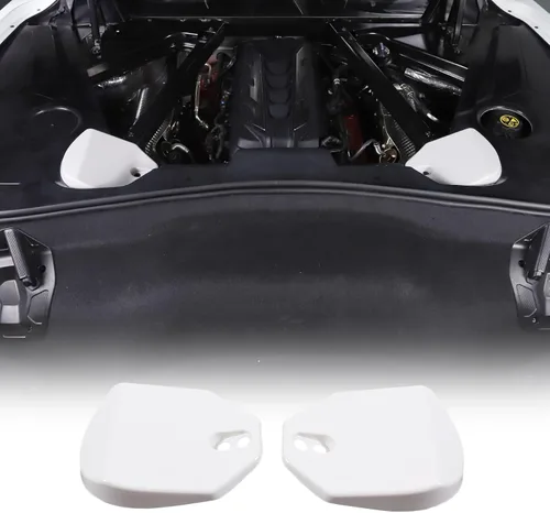 Vista 14 de Daeiclru Cubiertas de torre de puntal trasero compatibles con Chevrolet Corvette C8 2020-2023, cubierta de torre de ABS que absorbe los golpes