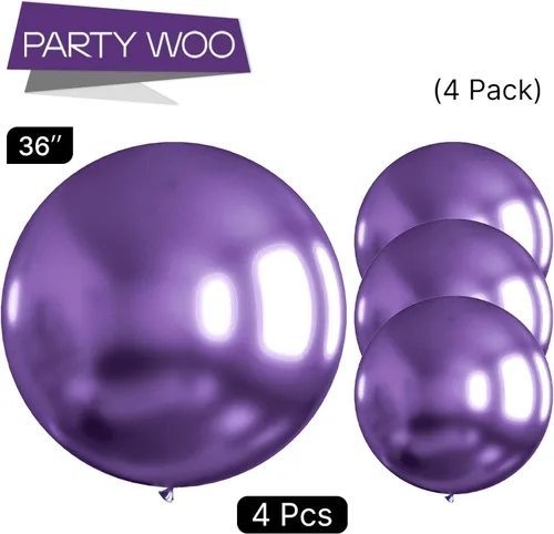 Vista 294 de PartyWoo 50 globos de látex color piel albaricoque, globos de helio boho de Albaricoque-f05
