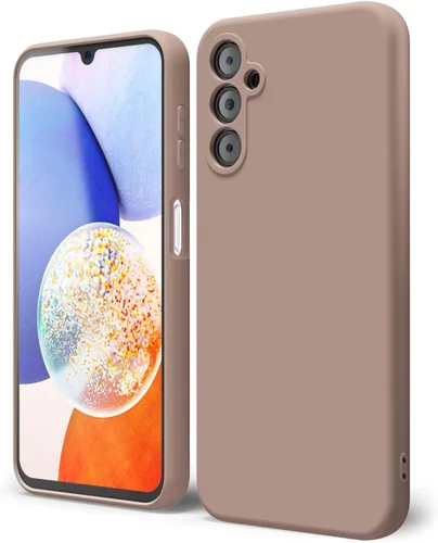 Vista 271 de oakxco Funda para teléfono Samsung Galaxy A12 con agarre de silicona líquida, linda delgada fina suave cubierta de gel de goma TPU lisa para mujeres