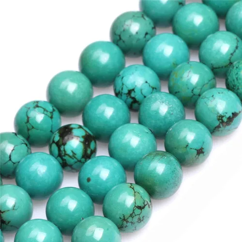 Vista 127 de GEM-Inside Cuentas Sueltas de Piedras Preciosas de Ágata Azul Bandeada Natural de 6mm Cuentas Redondas de Piedra de Energía para Hacer Joyas 15