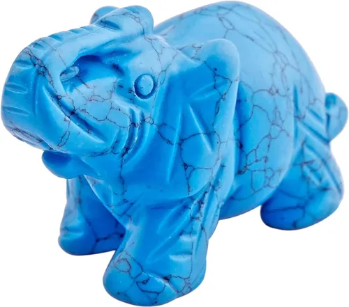 Vista 15 de Mookaitedecor - Figura decorativa de cristal de elefante, 1.5 pulgadas