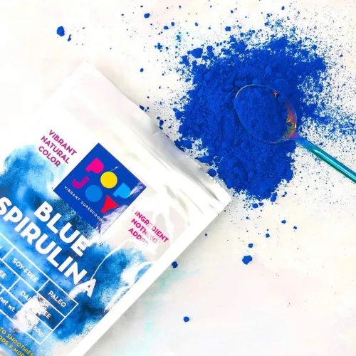 Vista 4 de POPJOY - Polvo 100% azul SPIRULINA - Superalimentos vibrantes