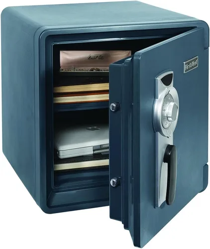 Vista 2 de Caja fuerte Honeywell, resistente al fuego, impermeable, con cerradura de combinación, 2087F, 0 volts