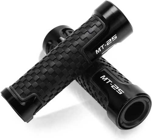 Vista 3 de Empuñaduras para manillar de motocicleta de 7/8 pulgadas, 0.866 in, agarre de manillar de carreras para Yamaha MT25 MT-25 MT07 MT 01 03 07 09 10
