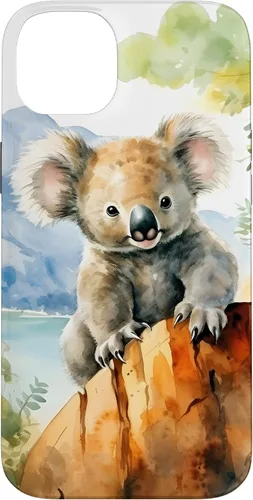 Vista 15 de Cute Little Koala Bear in The Wild Case for iPhone 17