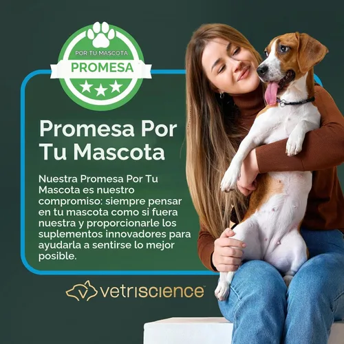 Vista 8 de VetriScience Veterinary Strength 27+ Salud activa, pato, 60 masticables