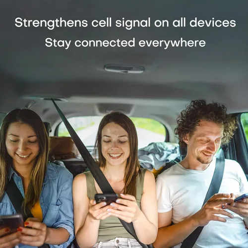 Vista 2 de HiBoost Amplificador de señal de teléfono celular para vehículos 5G 4G LTE Potenciadores para todos los operadores estadounidenses Verizon AT&T