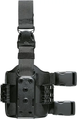 Vista 2 de Safariland 6005 Negro Taser X26 SLS Hood Quick Release Leg Harness Tactical Gun Holster