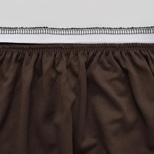 Vista 5 de vctops Fundas para sofá reclinable de 3 cuerpos, elásticas, de punto, suaves, lisas, antideslizantes, para sofá, protector de muebles con parte Café