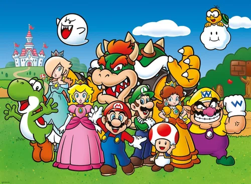 Vista 3 de Ravensburger Super Mario - Rompecabezas de 100 piezas para niños a partir de 6 años, piezas extra grandes