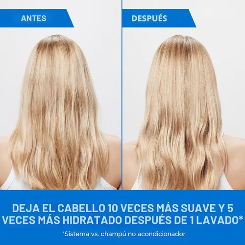 Vista 4 de CeraVe Acondicionador hidratante suave, acondicionador para el cabello con ceramidas, niacinamida y ácido hialurónico, sin sulfatos y seguro