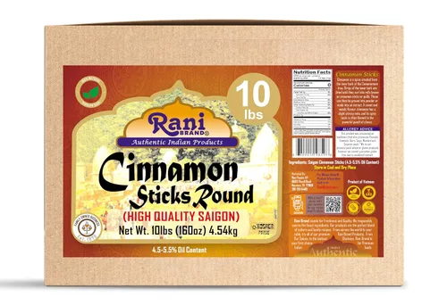 Vista 6 de Rani Palitos de Canela 160oz (10lbs) 4.54kg Caja a Granel - 875-1000 Palitos - Aroma Fuerte, Perfecto para Hornear, Cocinar y Bebidas Más de 3