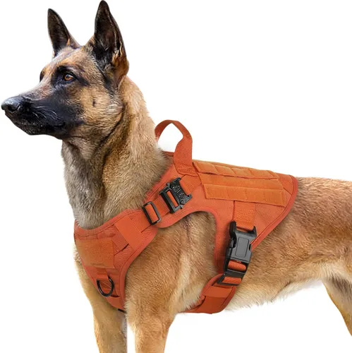 Vista 16 de rabbitgoo - Arnés táctico para perros pequeños, arnés resistente para mascotas con asa, chaleco de servicio sin tirones para razas pequeñas, chaleco