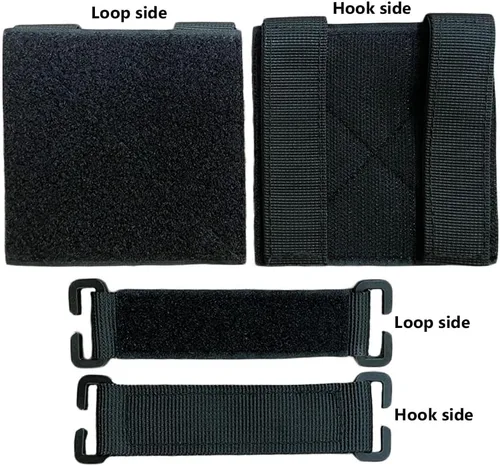 Vista 6 de Panel de parches táctico Molle con gancho y bucle, accesorio Molle para mochila, chaleco, insignia de bricolaje e insignia