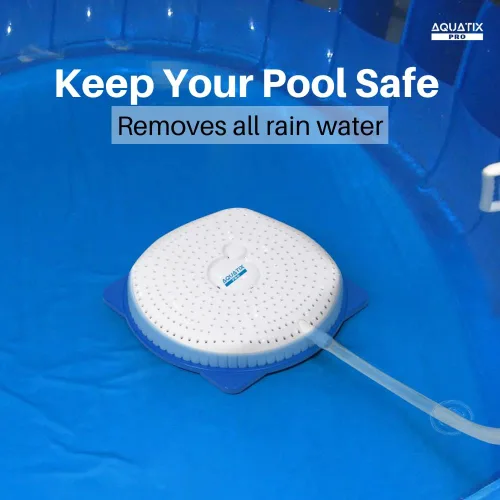 Vista 2 de Aquatix Pro kit de secador de alberca para suelo con cubierta sifón y bomba y manguera de 16 pies