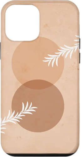 Vista 16 de iPhone 16 Moon Phases Plant Boho Beige Terracotta Bohemian Aesthetic Case