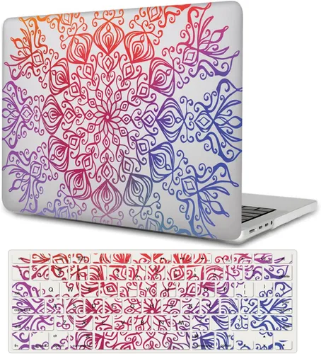 Vista 24 de Funda compatible con MacBook Pro de 13 pulgadas con CD-ROM (Modelo: A1278, versión antigua 2012 2011 2010 2009 2008), carcasa rígida de plástico Cara