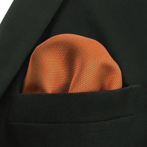 Vista 77 de S&W SHLAX&WING Conjunto de corbata de color sólido y pañuelo de bolsillo para hombre