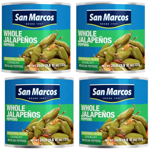 Vista 11 de San Marcos Chiles Jalapeños Enteros, 26 Onzas