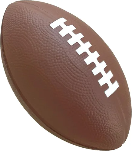 Vista 11 de Balón de fútbol de espuma - Balón pequeño de 18.4 cm de agarre fácil para niños - Balón de fútbol juvenil de tamaño para niños - Balones de espuma
