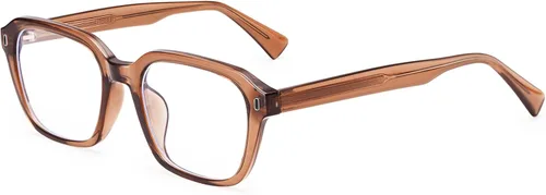 Vista 13 de Dollger Gafas de luz azul para hombre, estilo vintage, rectangular, con marco grueso, sin receta, para computadora, juegos, uso del teléfono