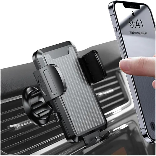 Vista 8 de BESULEN Soporte de teléfono para automóvil, soporte de teléfono celular con ventilación de aire, soporte de teléfono celular manos libres, soporte