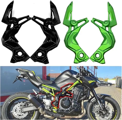 Vista 2 de Carenados de marco cónico profesional para Kawasaki Z900 2020 2021-2023 de fibra de carbono para motocicleta, marco frontal, carenado, partes