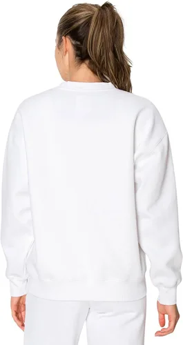 Vista 43 de Cali1850 Sudadera Cloud Nine Fleece Crew para mujer, ajuste relajado, cuello acanalado, puños y dobladillo