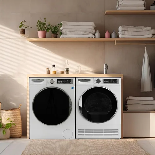 Vista 6 de Conserv LUXURY Lavadora 2.2 pies cúbicos 110V+Secadora por Condensación 4 pies cúbicos 220V Garantía de 2 años (Blanco)