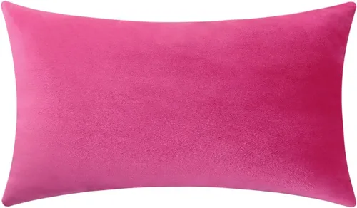 Vista 18 de Jeneoo Juego de 2 fundas decorativas para cojines de terciopelo suave y cómodo, funda sólida para cojín de sofá, decoración