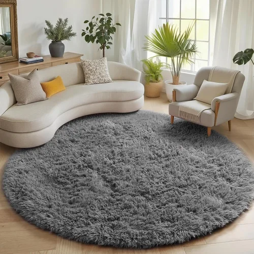 Vista 42 de ONASAR - Alfombra de pasillo negra de 2 x 6 pies, esponjosa, lavable, ultrasuave, afelpada, peluda, tapete para bebés, dormitorio de niños, armario
