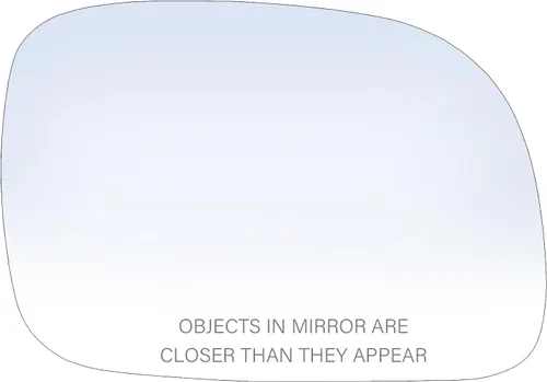 Vista 6 de Cristal de espejo lateral del conductor compatible con Chrysler Town Country 1996-2007, Voyager, Dodge Caravan, Grand Caravan, Plymouth Grand