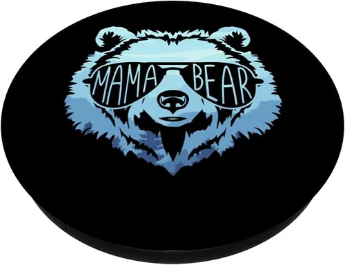 Vista 2 de Mama-Bear - PopSockets con diseño vintage