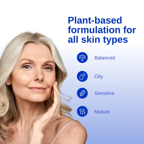 Vista 4 de michael marcus Hydromarine - Hidratante tensante – Crema facial hidratante para hombres y mujeres – Fórmula a base de plantas que apoya la firmeza