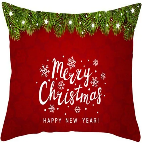 Vista 7 de Ochine Fundas de almohada de Navidad – Funda de cojín de árbol de Navidad para decoración del hogar
