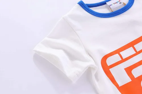 Vista 6 de Mud Kingdom Conjunto de pantalones cortos para niños pequeños, trajes de playa, vacaciones y verano