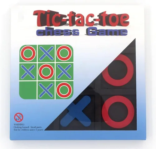 Vista 4 de Juego de mesa Tic Tac Toe, Juego de mesa Tic Tac Toe para la familia, Juego de mesa clásico, Juego de mesa clásico para la familia, Juego de mesa