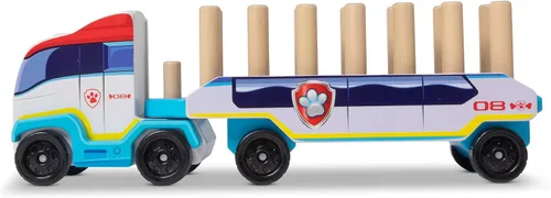 Vista 4 de Melissa & Doug Camión de Bloques de Madera ABC de la Patrulla Canina (33 piezas)