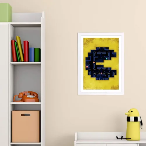 Vista 2 de Entretenimiento y pasatiempos enmarcados para pared impresiones artísticas 'Classic Arcade Game