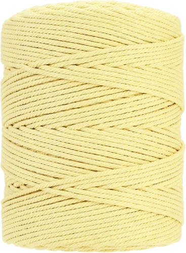 Vista 50 de Cuerda de macramé de 2 mm x 349 metros de cuerda de algodón natural para macramé, cuerda de macramé de color, cuerda de algodón suave, suministros