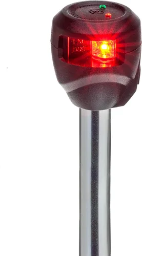 Vista 4 de Attwood NV6LC2-10-7 Luz de navegación marina bicolor LightArmor LED, 10 pulgadas, rojo/verde